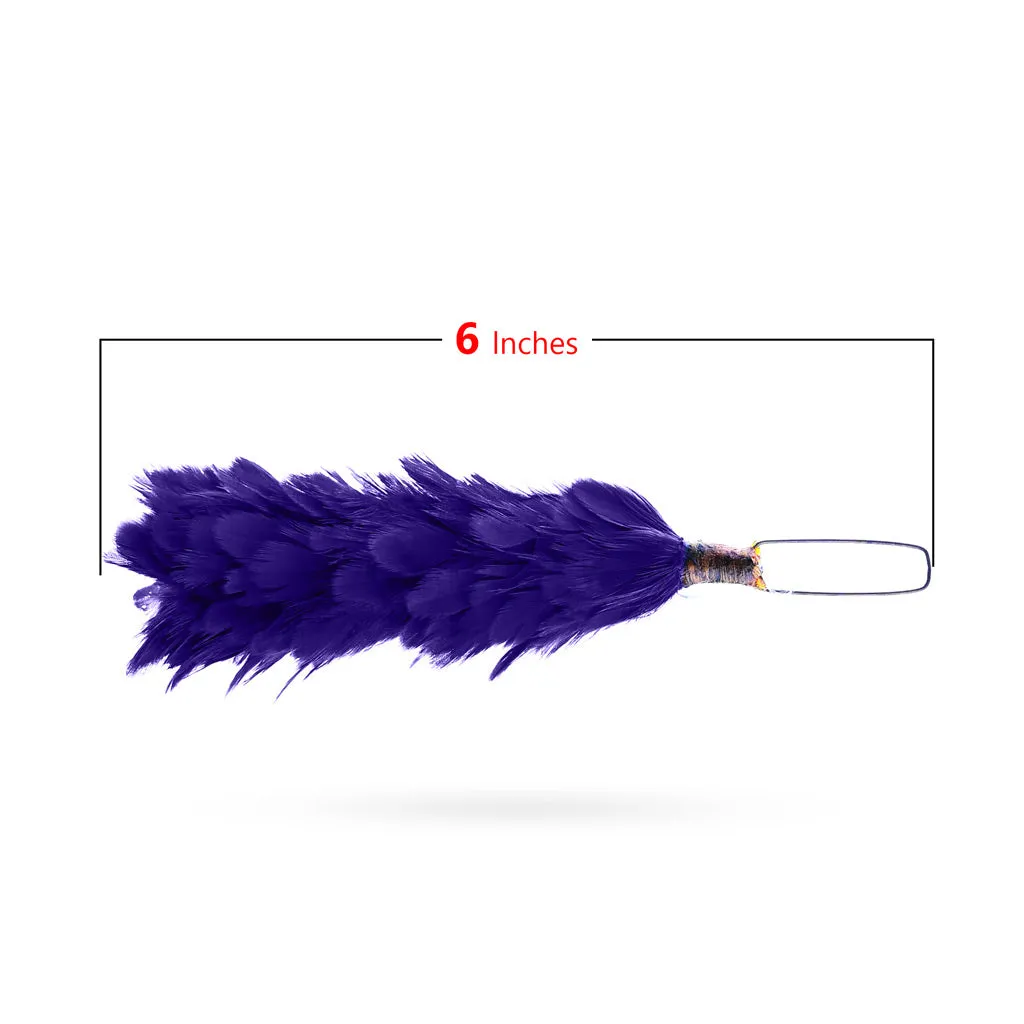 Glengarry Hat Feather Hackle Navy Blue