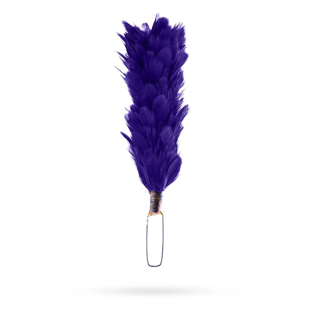 Glengarry Hat Feather Hackle Navy Blue