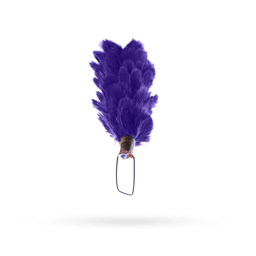 Glengarry Hat Feather Hackle Navy Blue