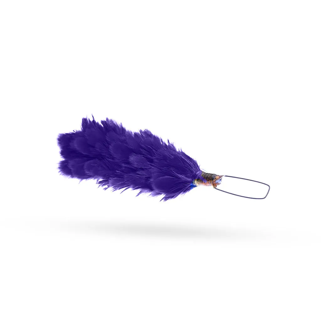 Glengarry Hat Feather Hackle Navy Blue