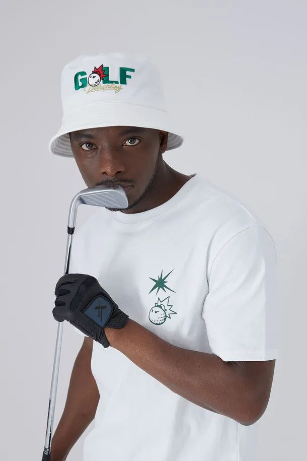 G.O.L.F Bucket hat (L)_White