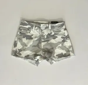 Grey Camo Brittany Shorts