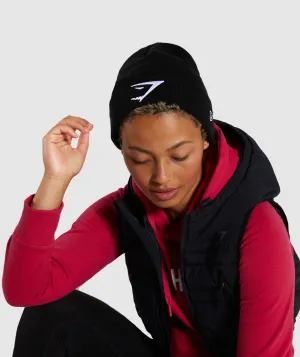 Gymshark New Era Sharkhead Cuff Knit - Black