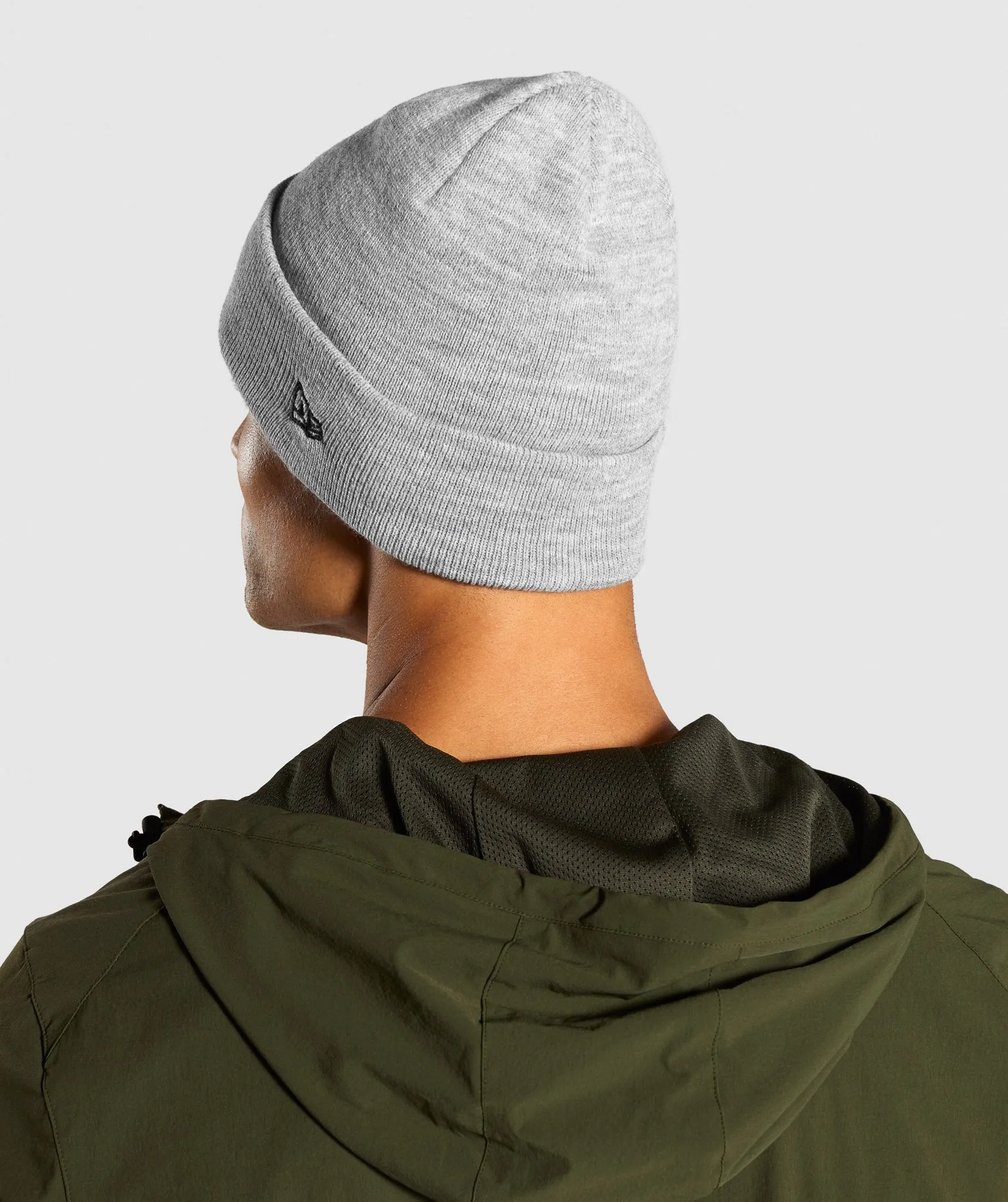 Gymshark New Era Sharkhead Cuff Knit - Grey