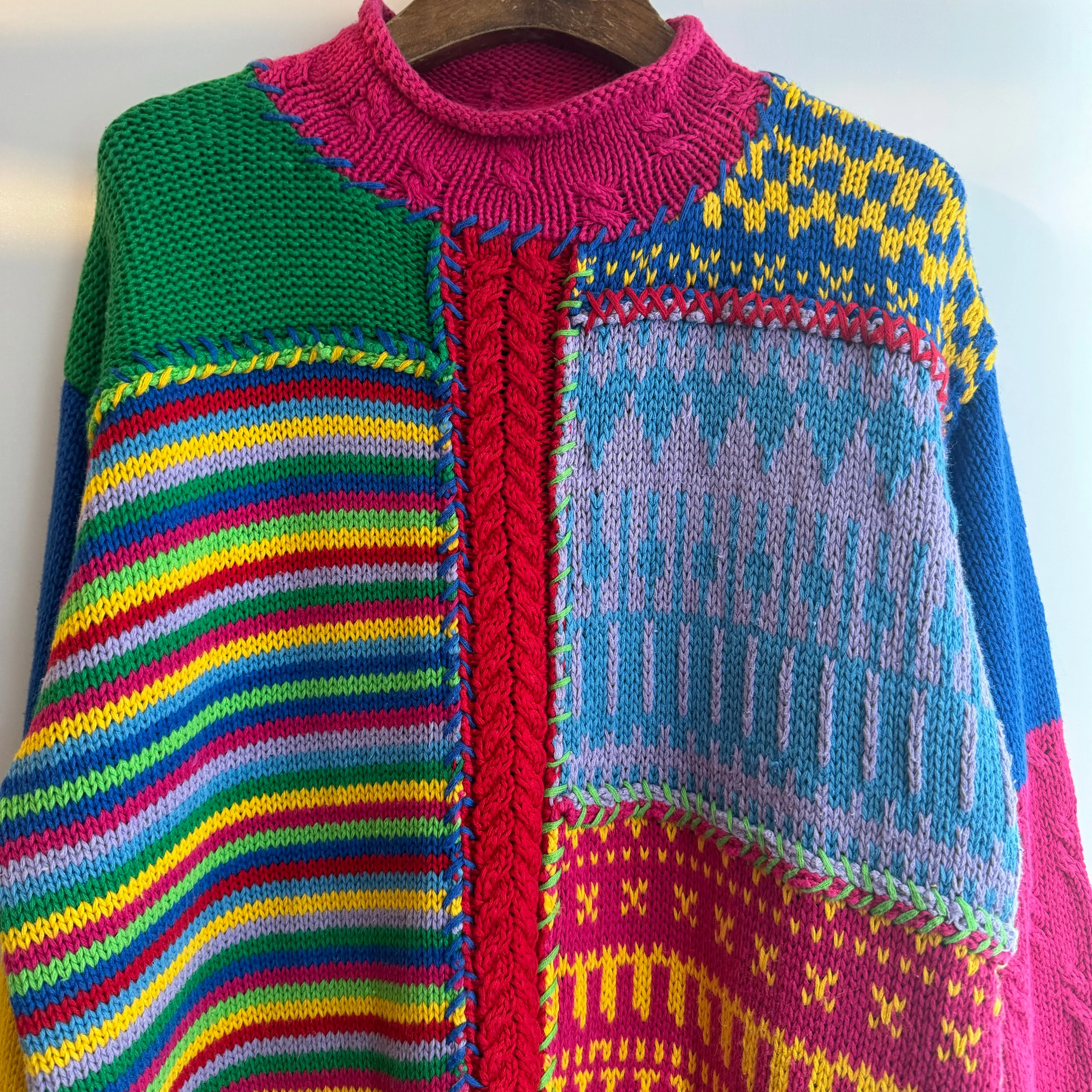 HK Vintage Colourful Sweater