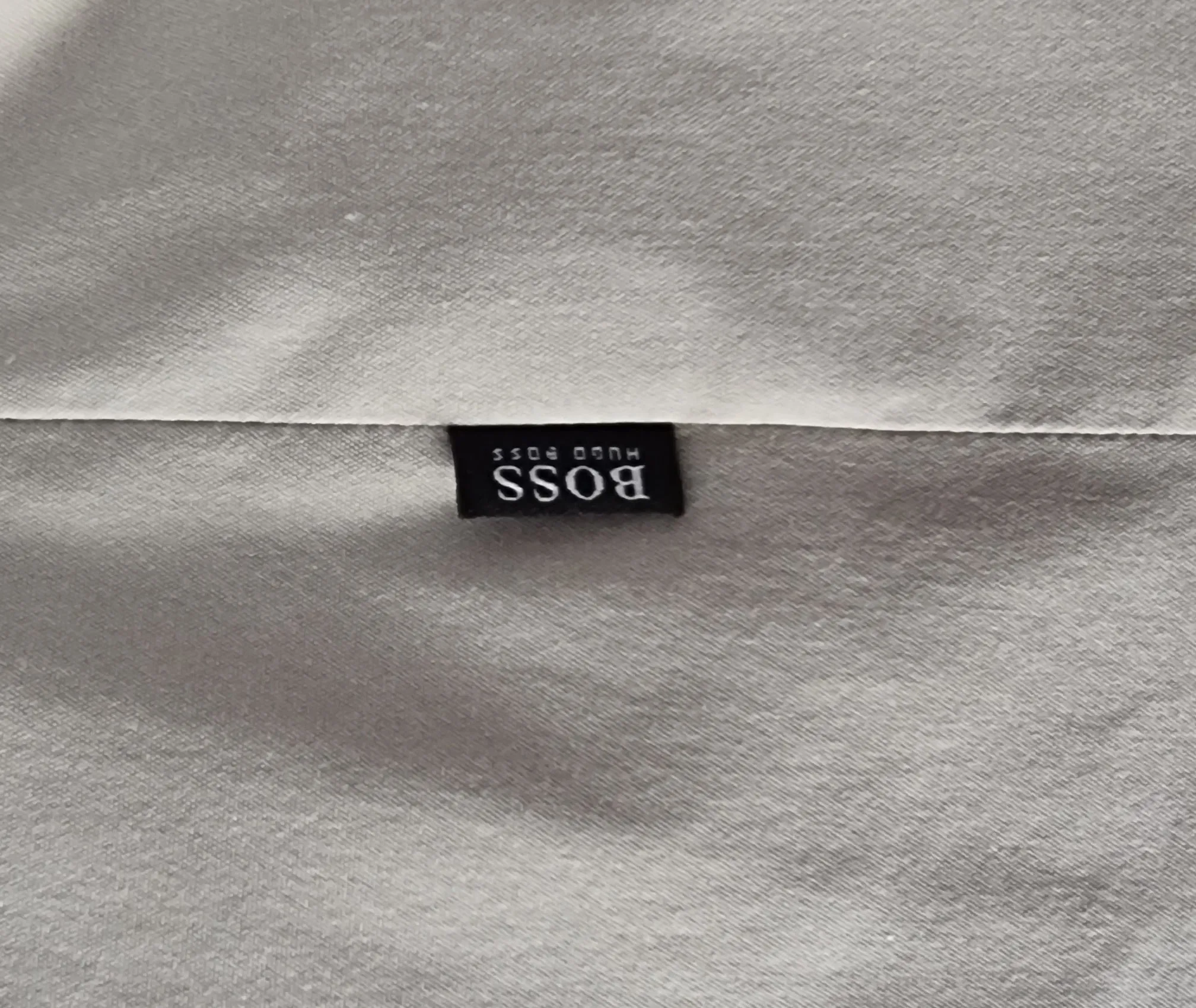 Hugo Boss Mens Beige Slim Fit Stretch Shirt Size L