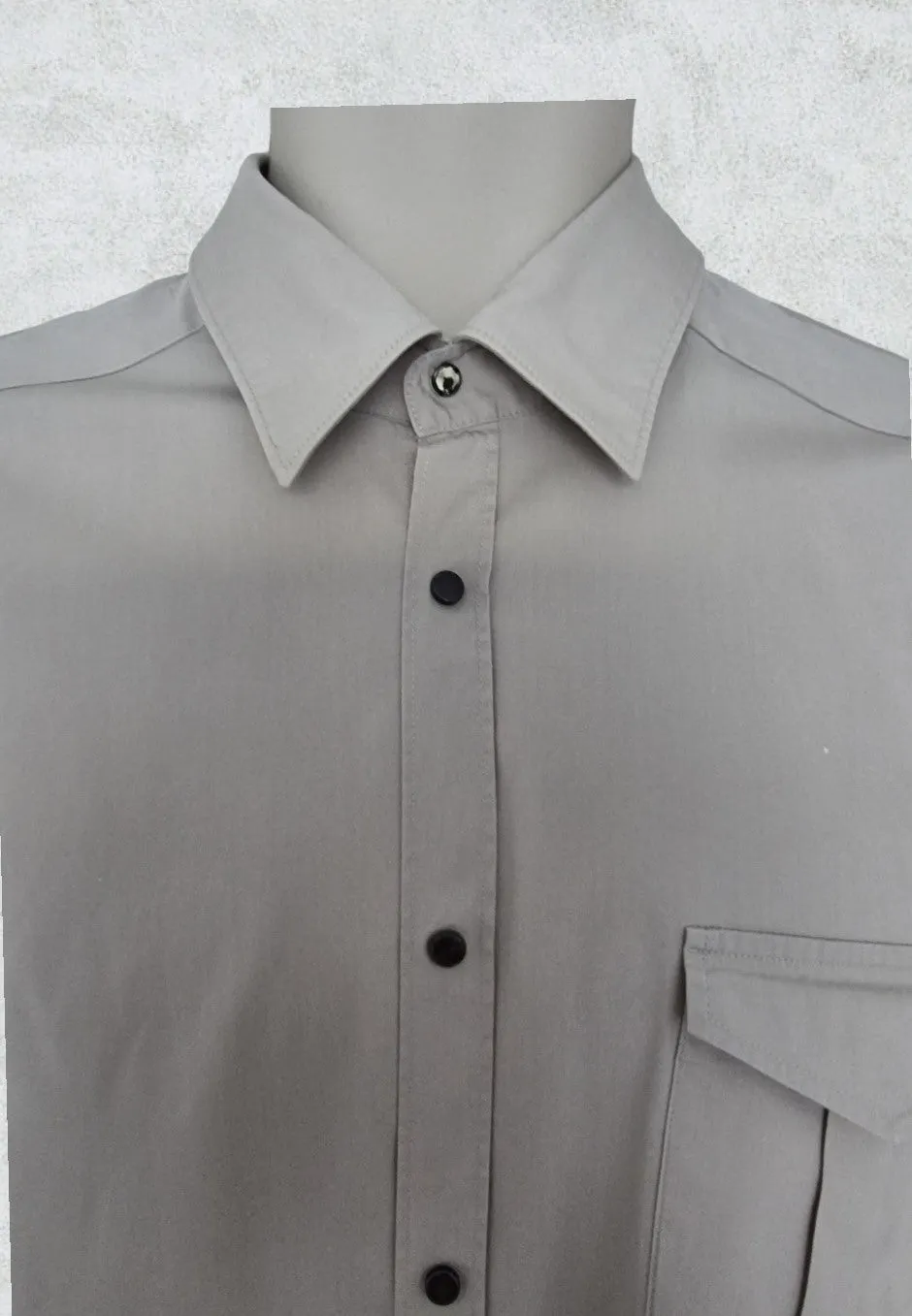 Hugo Boss Mens Beige Slim Fit Stretch Shirt Size L