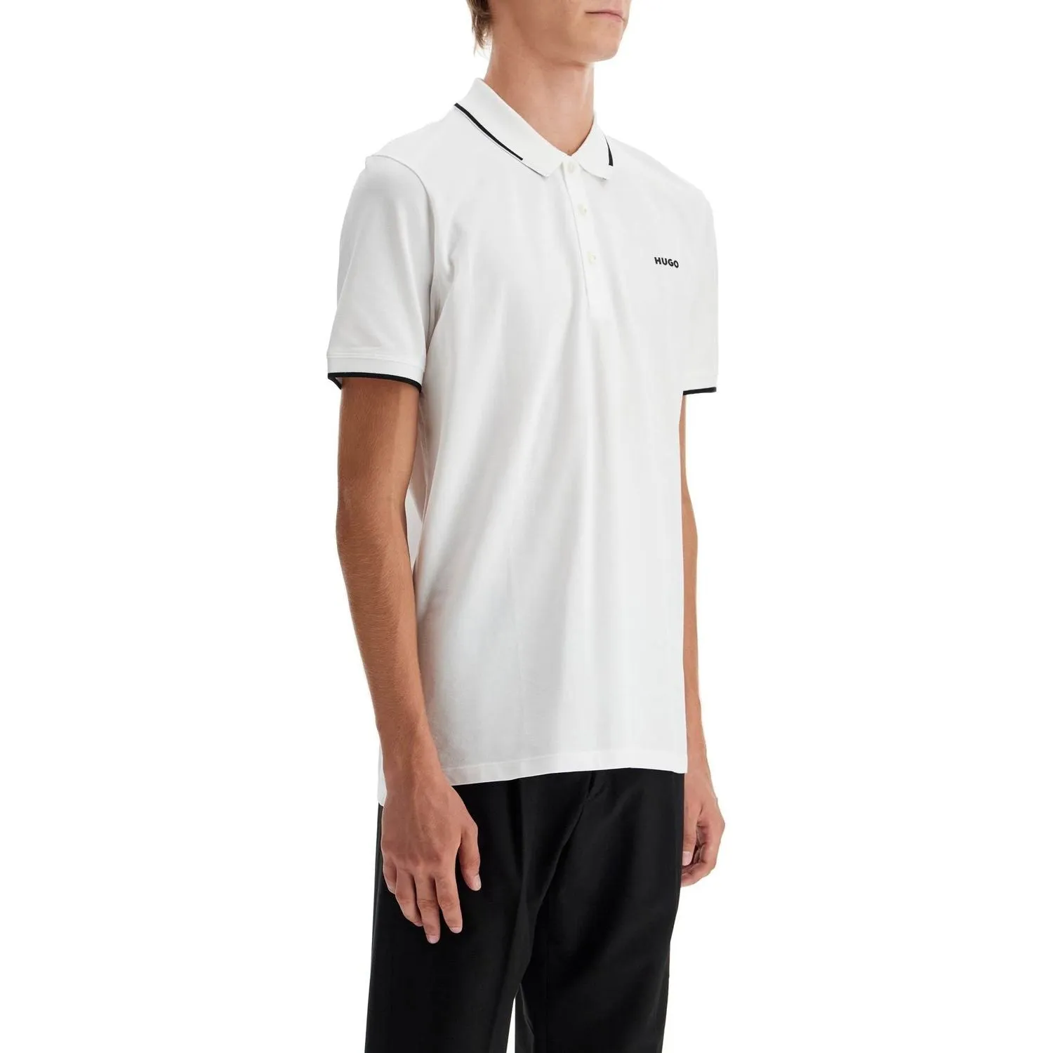 Hugo slim fit piqué polo shirt