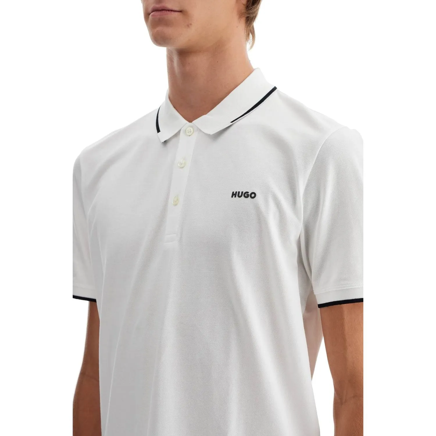 Hugo slim fit piqué polo shirt