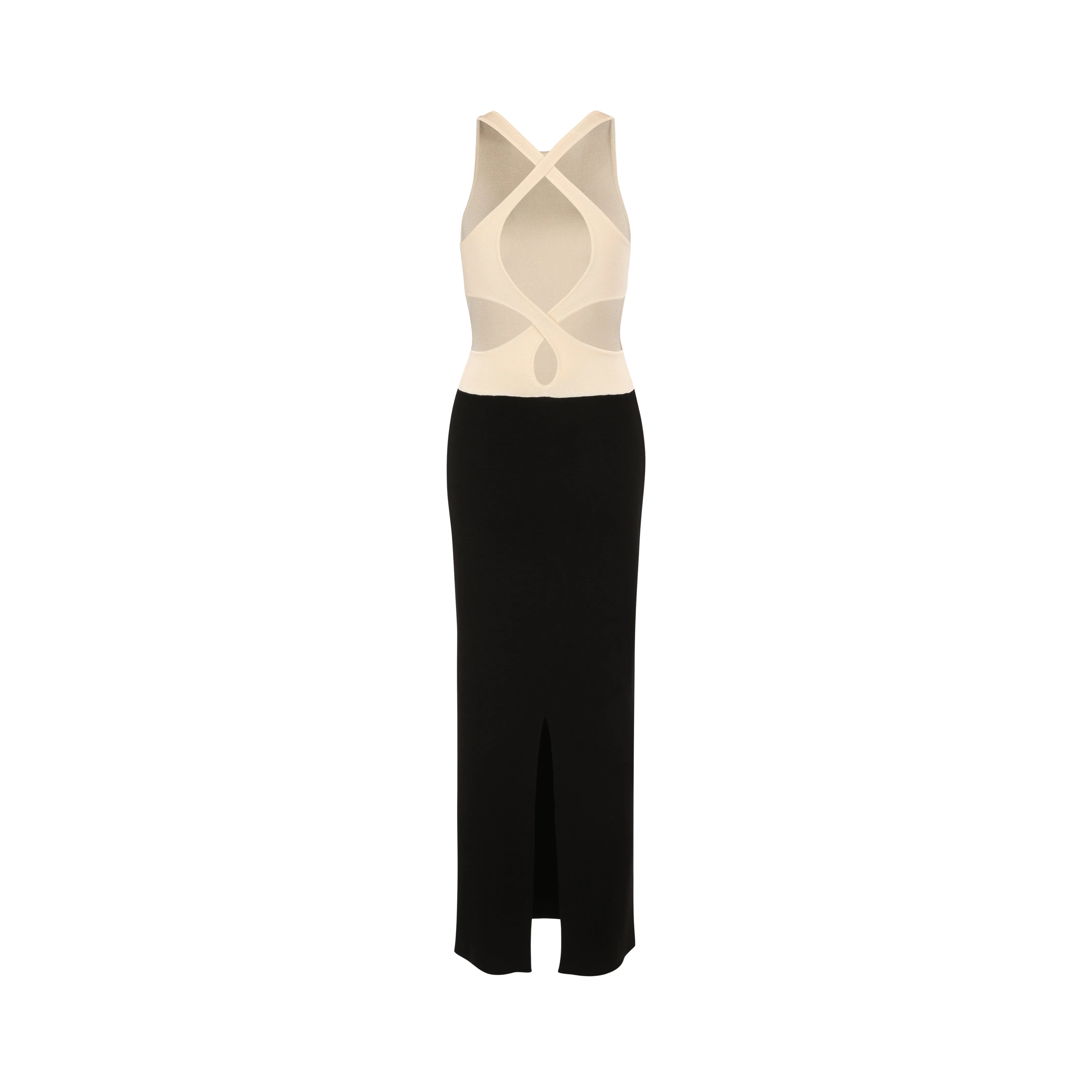 Ines Dress - Black And Cream