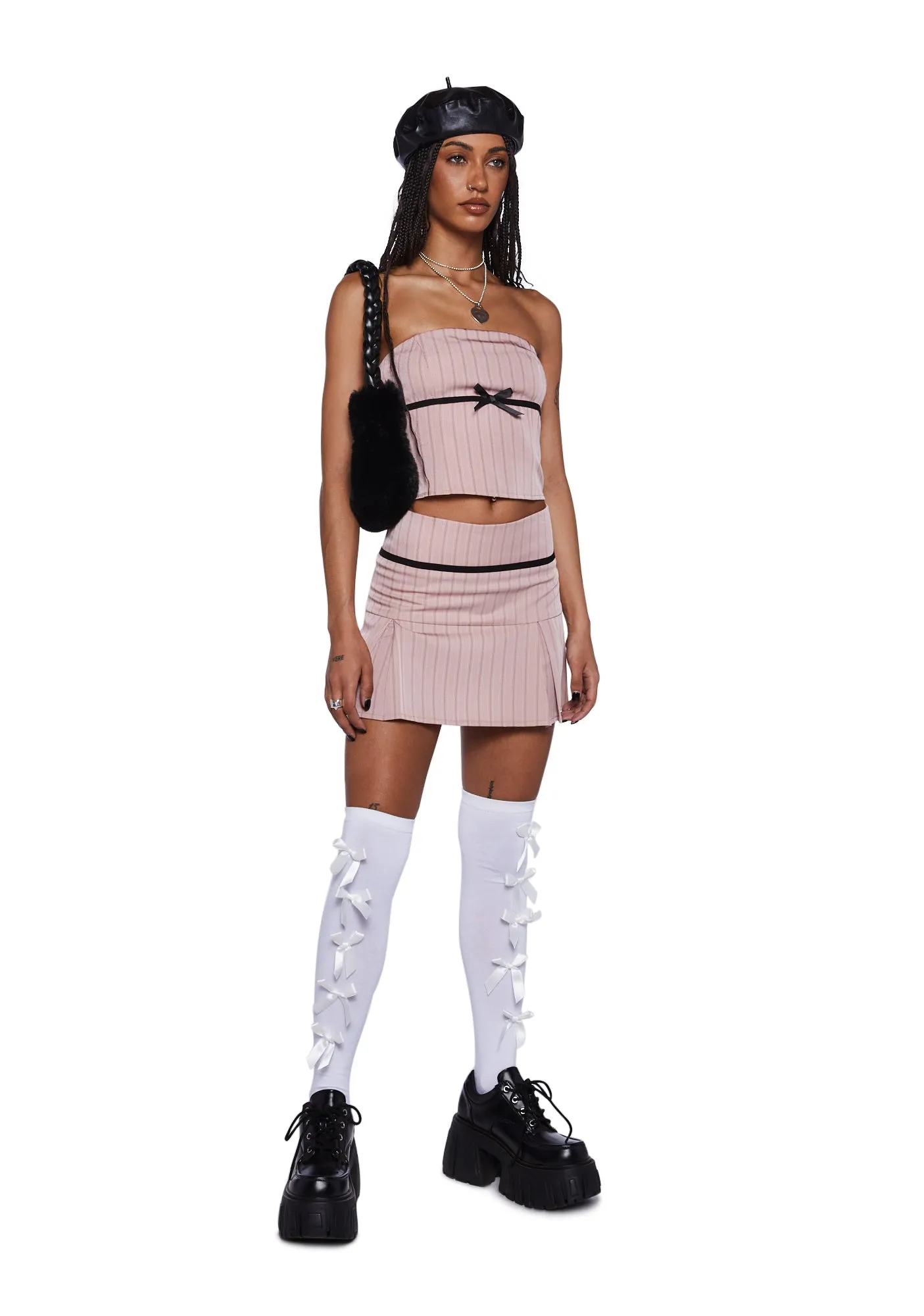 Istaka Mini Pleated Skirt