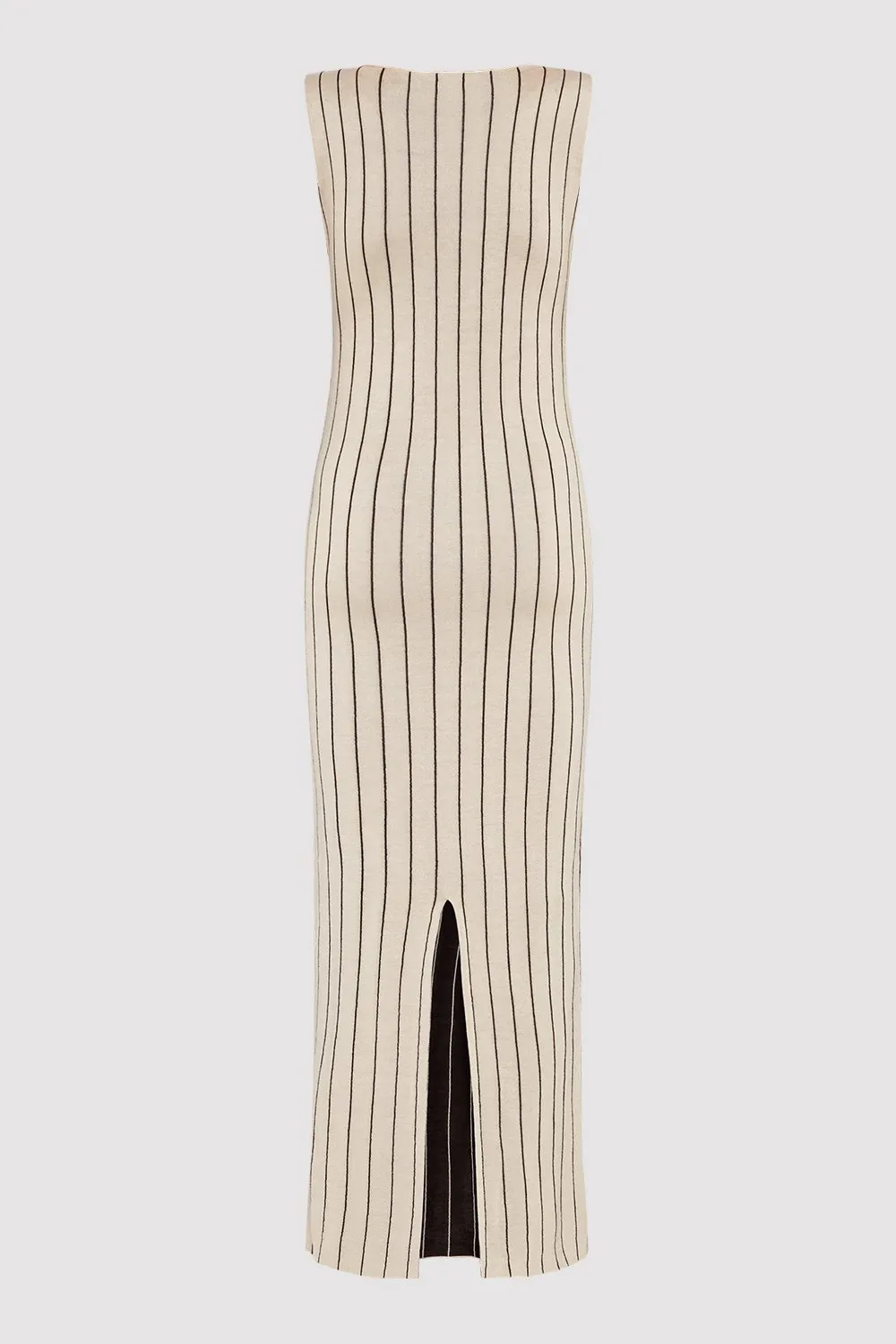Jacquard Stripe Knit Dress