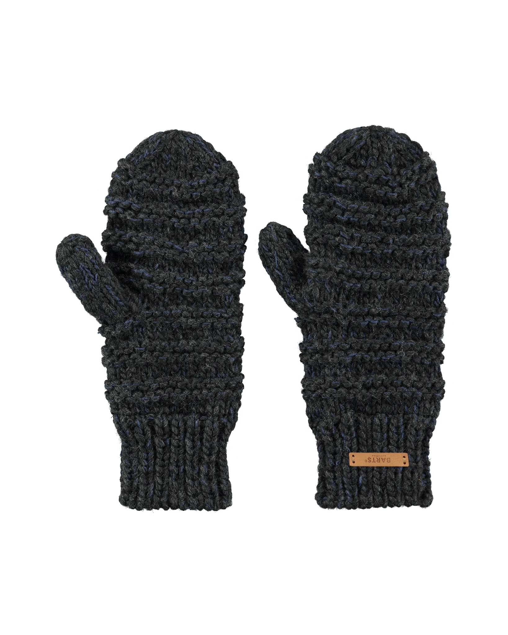 Jasmin Mittens in Dark Heather