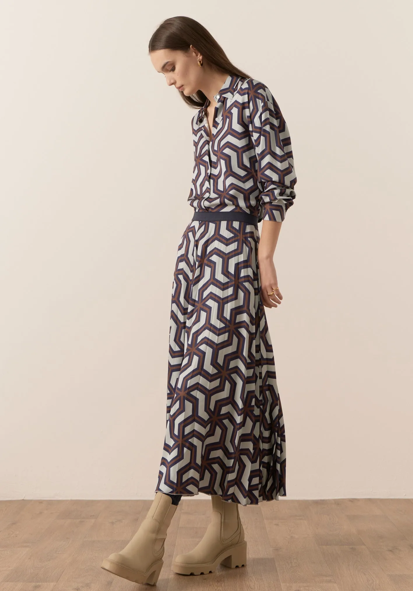 Kendal Sunray Pleat Skirt