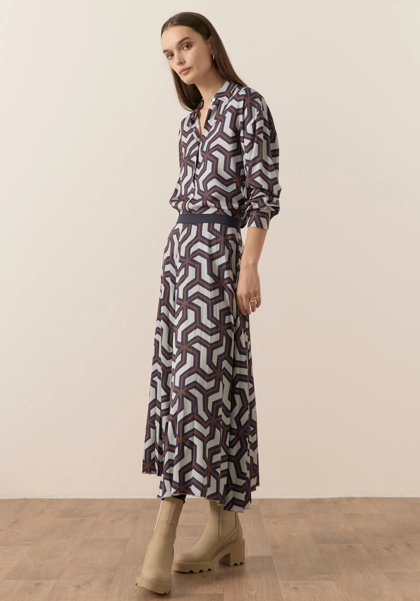 Kendal Sunray Pleat Skirt