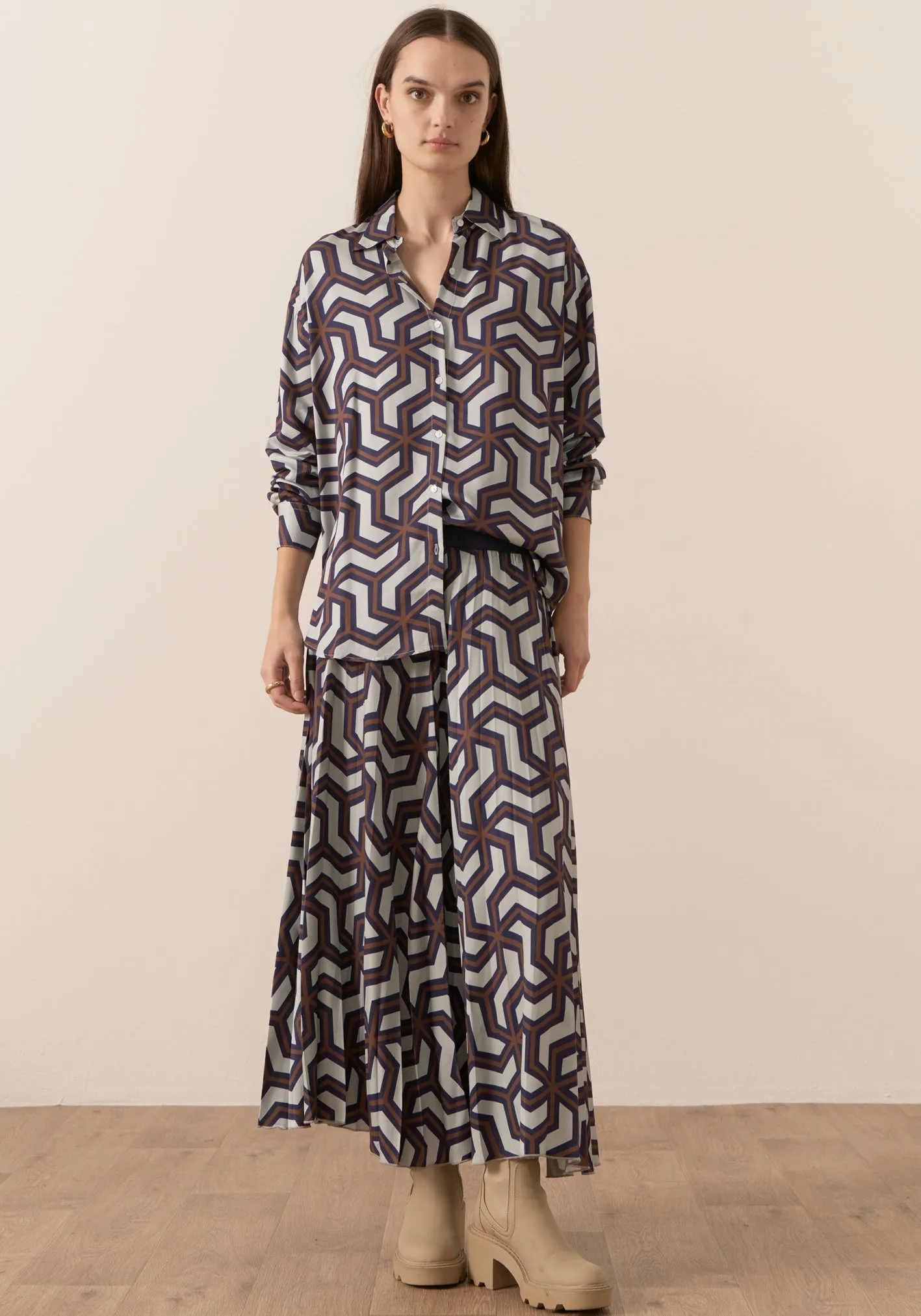 Kendal Sunray Pleat Skirt