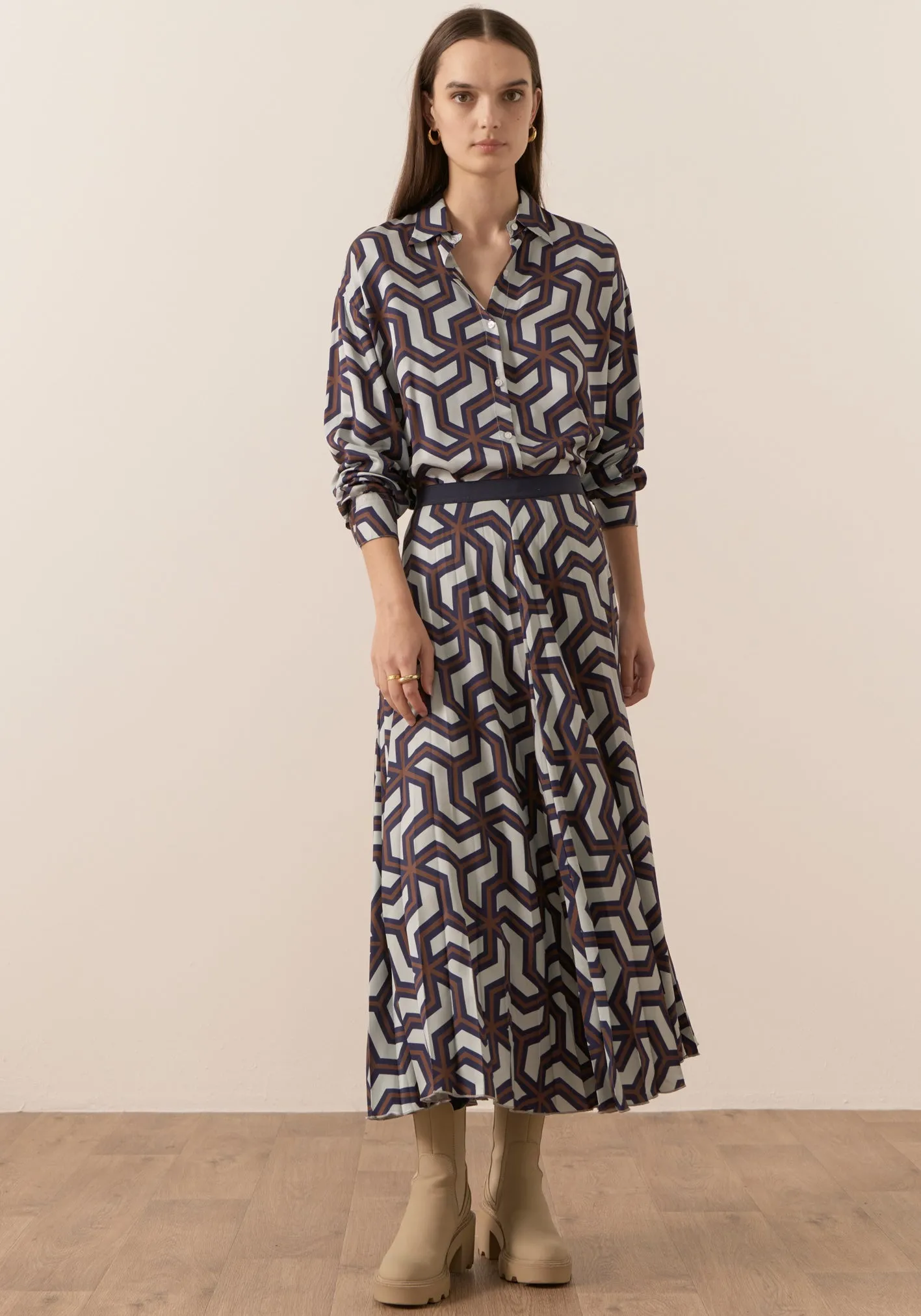 Kendal Sunray Pleat Skirt