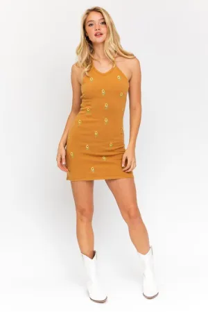 Knit Halter Neck Dress