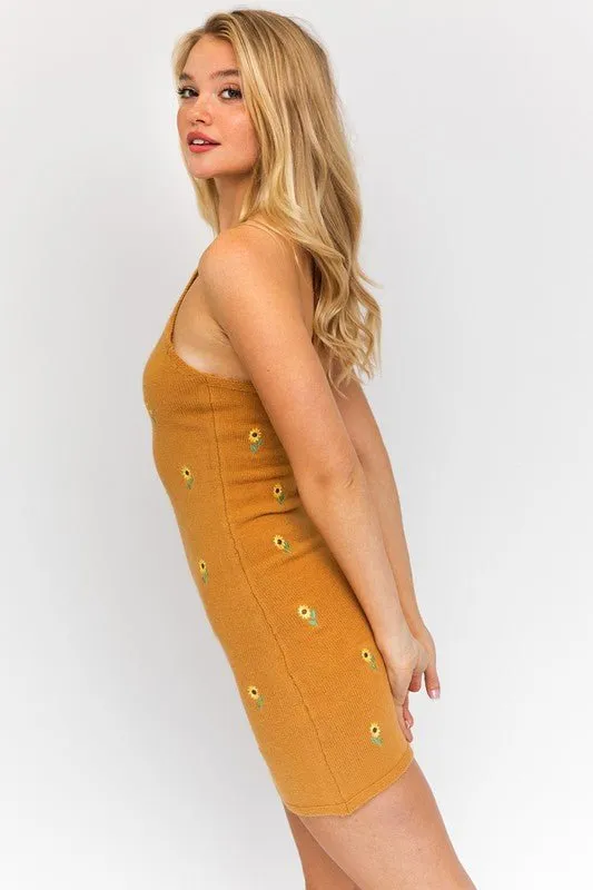 Knit Halter Neck Dress