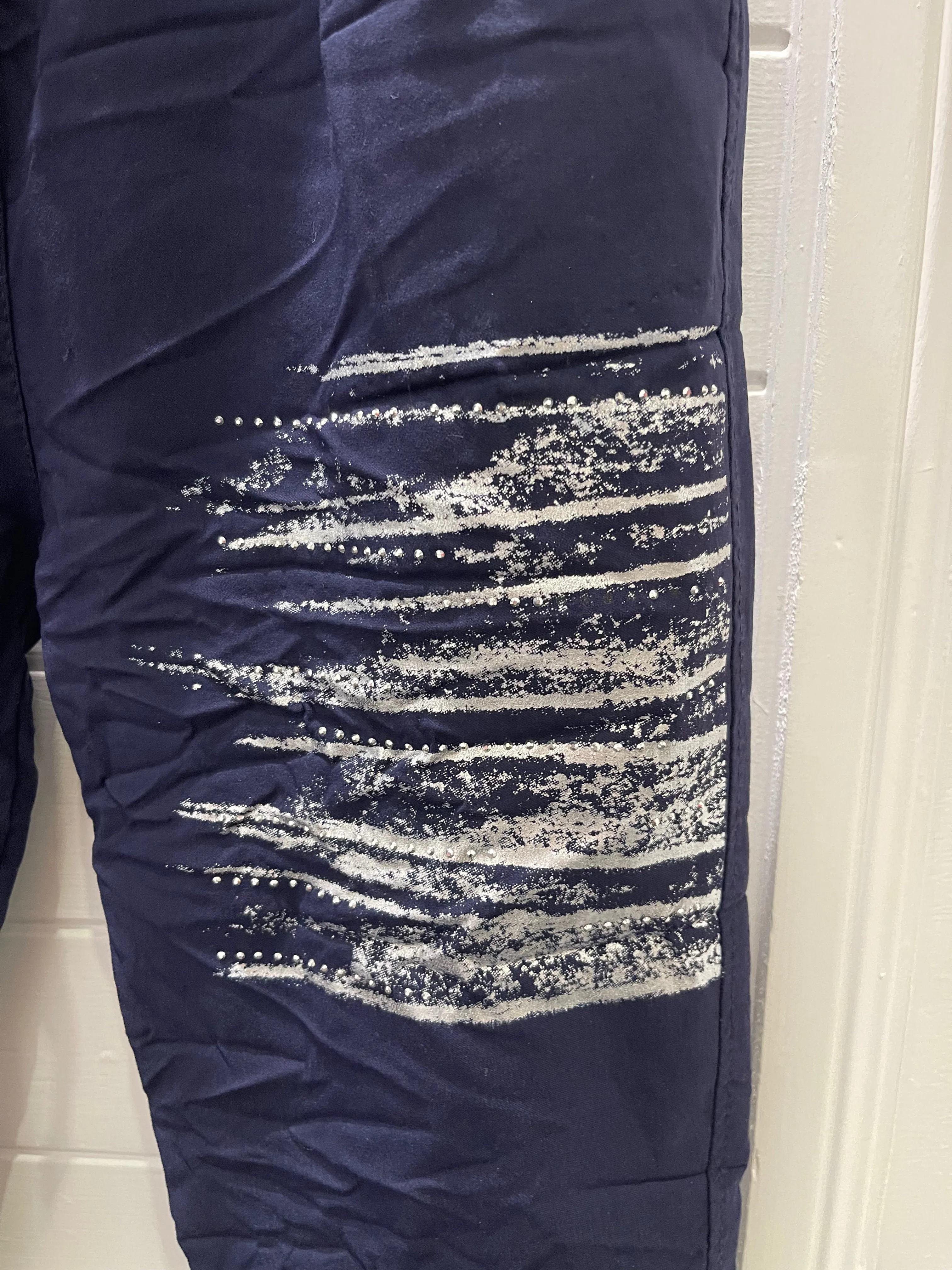 La Strada Painted Line Pants