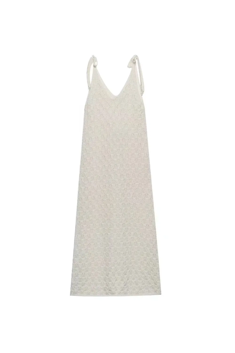 ‘Leah’ Elegant Hollow-Out Knit Dress