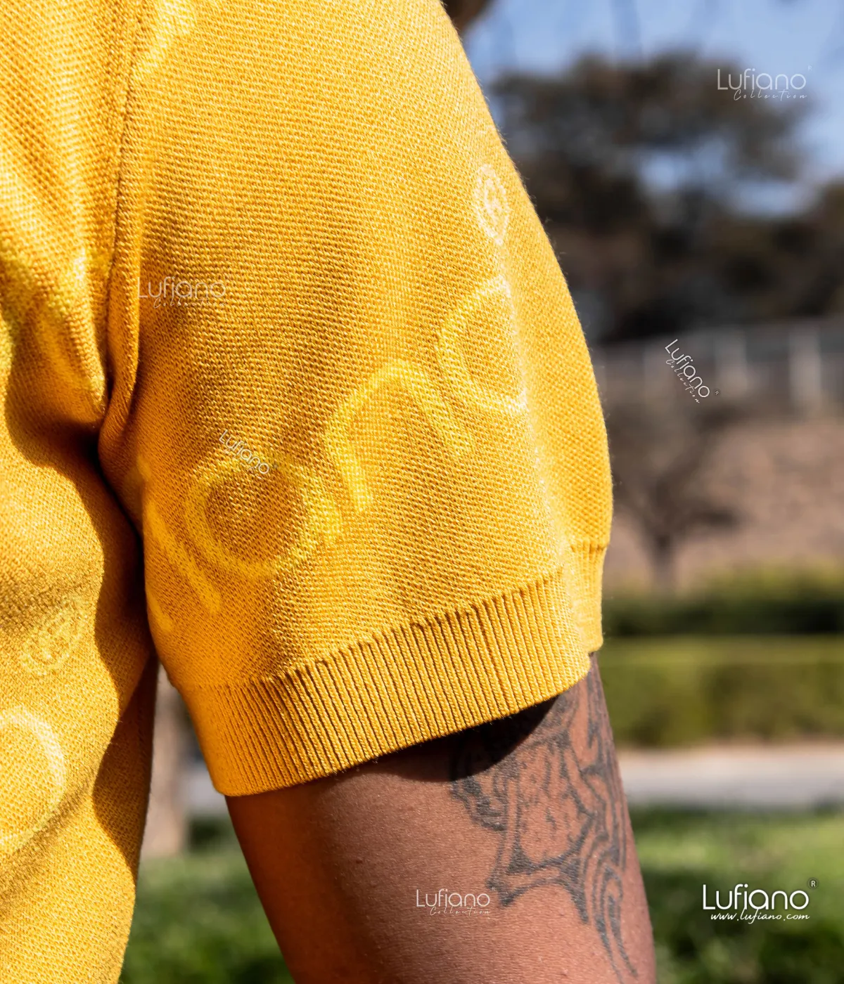 LFN008: Knit Top: Mustard