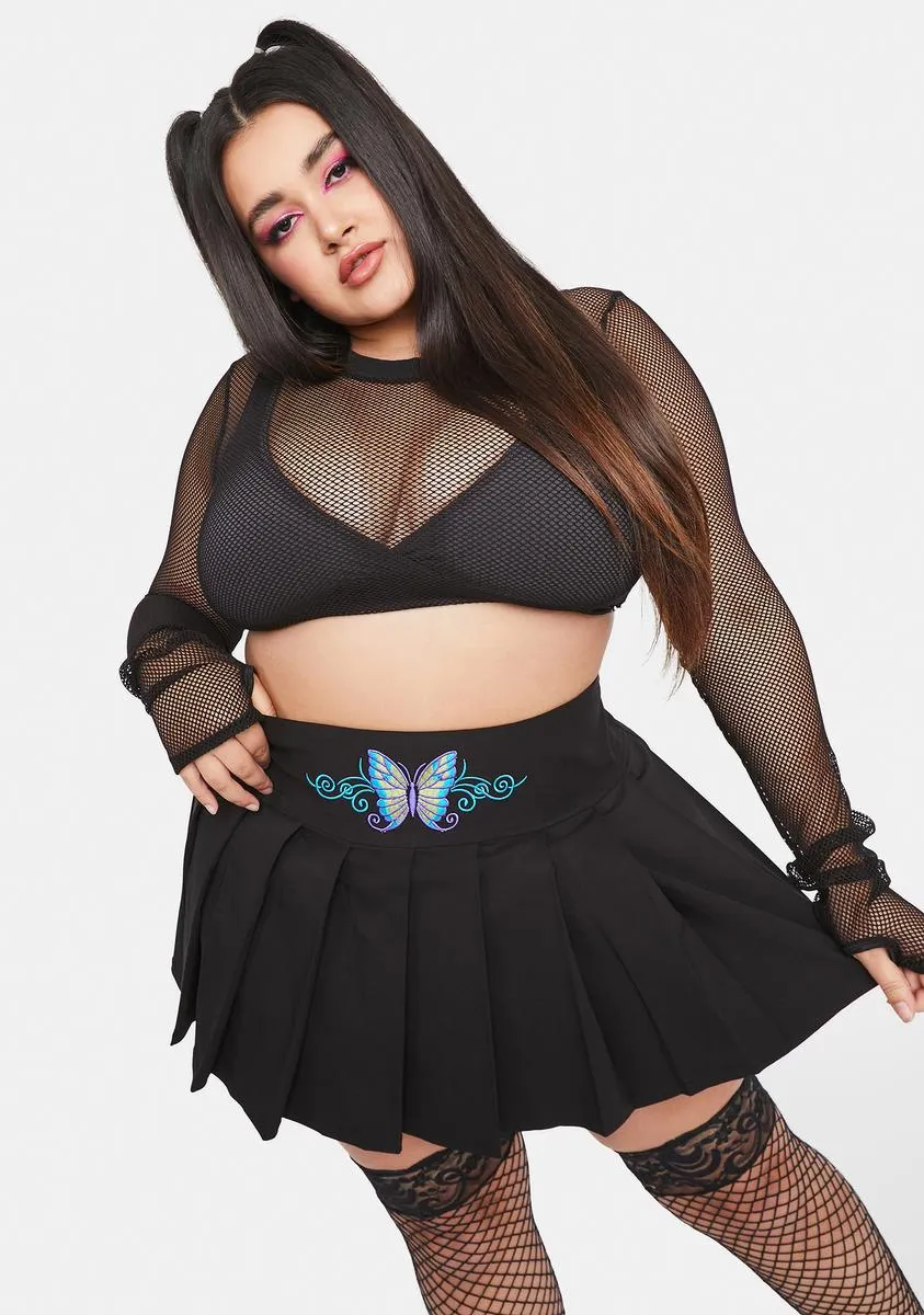 Lil Wind Beneath My Wings Pleated Skirt