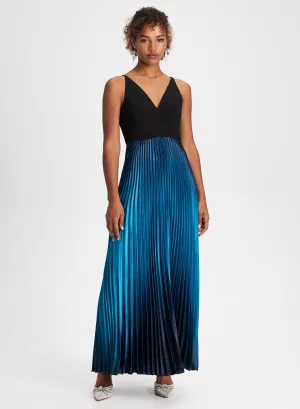 Long Pleated Dress