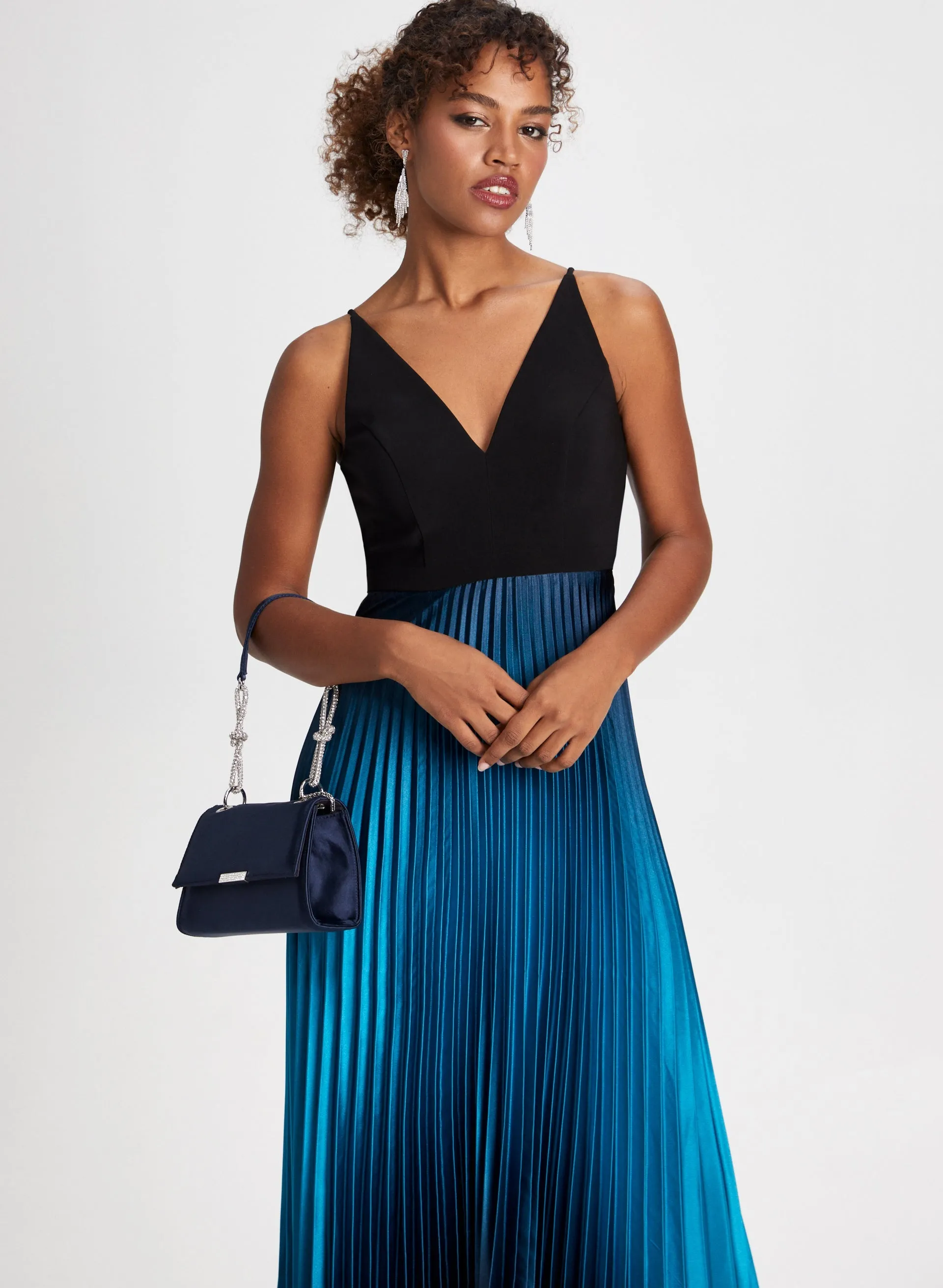 Long Pleated Dress