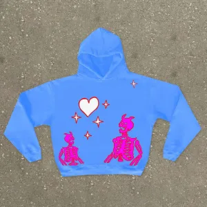 Love skull hoodie