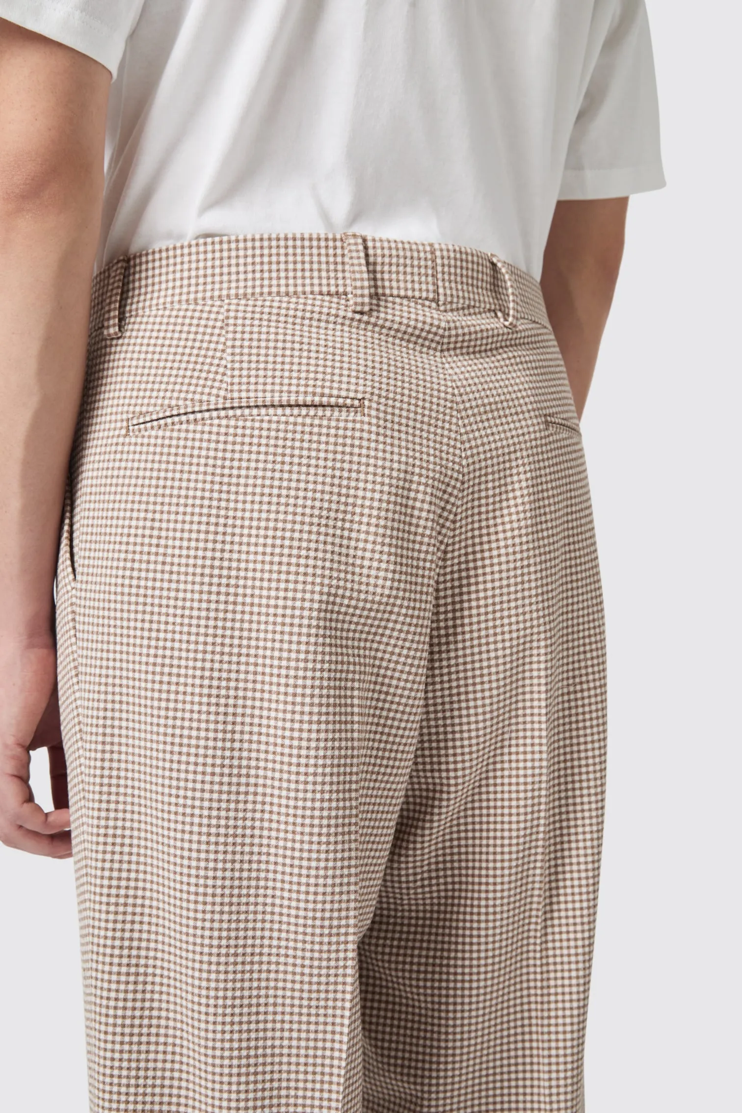Maldini Oversized Brown Check Suit