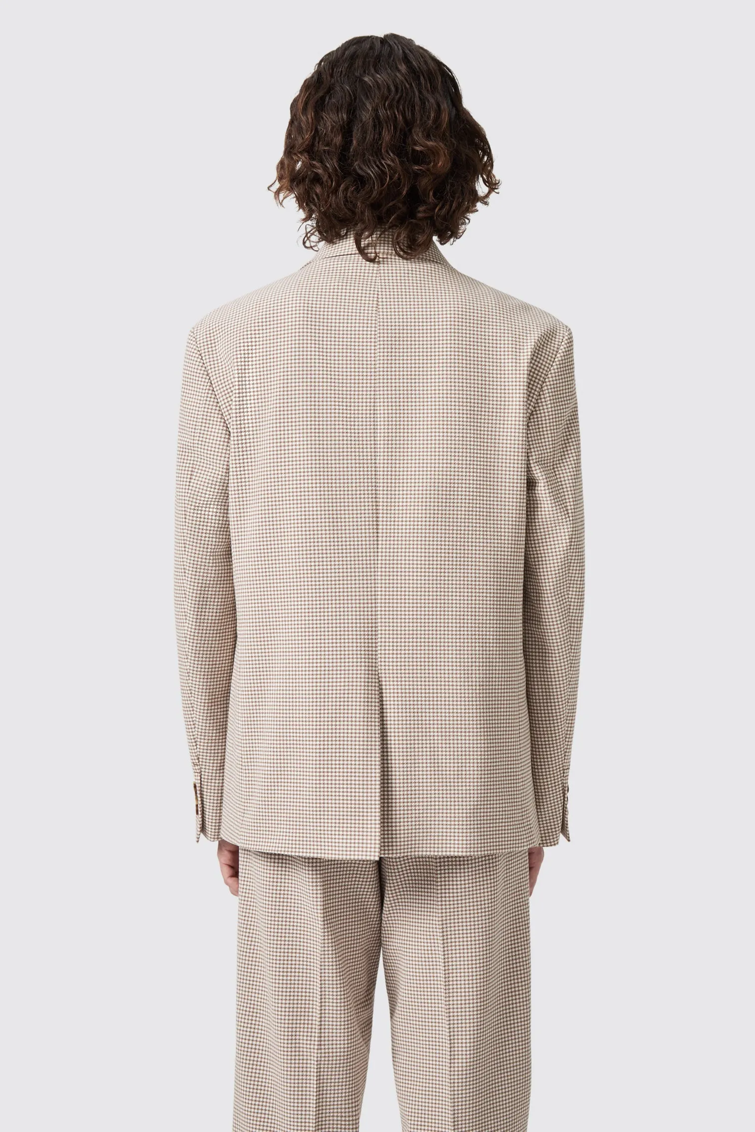 Maldini Oversized Brown Check Suit