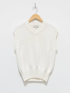 Marit Knit Vest - Cream