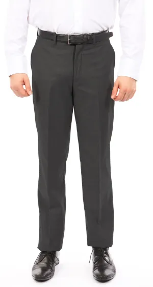 Men's Gray Slim Fit Dress Pants