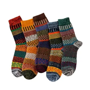 Men's Retro Wool Winter Socks