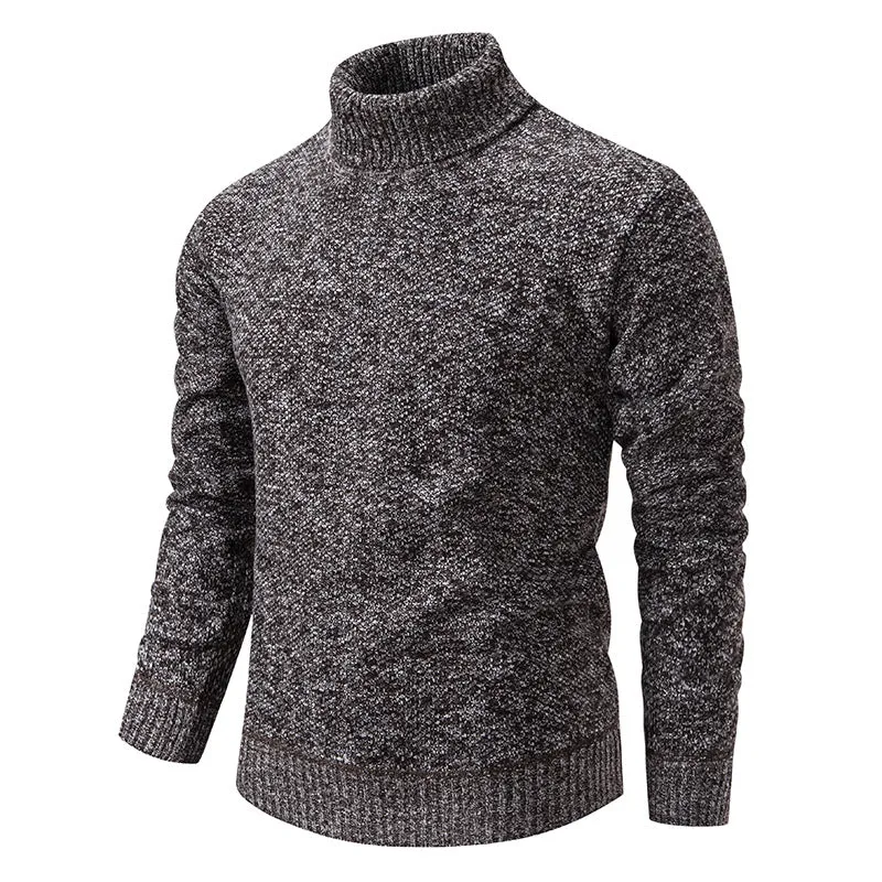 Men's Solid Color Sweater Casual Slim Fit