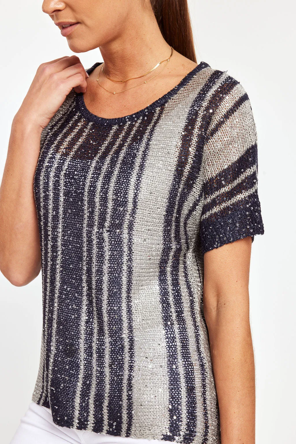 Micro Sequin Top