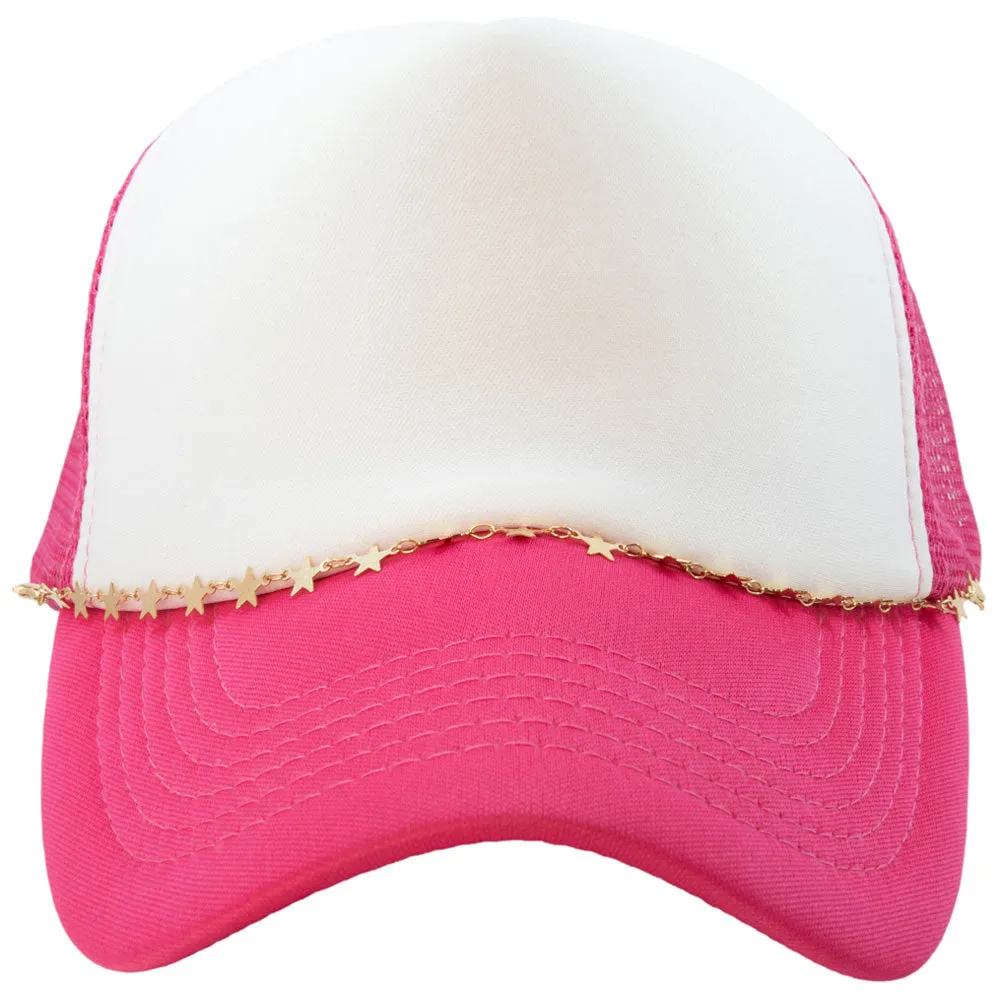 Mini Gold Stars Wholesale Hat Chain