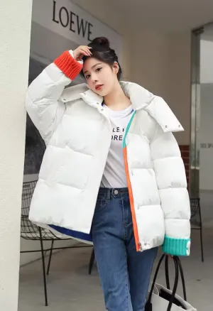 Night In Colorado Hooded Puffer Jacket