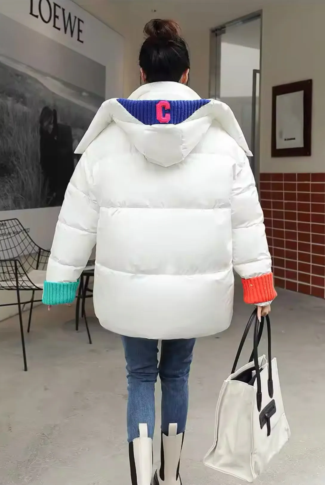 Night In Colorado Hooded Puffer Jacket