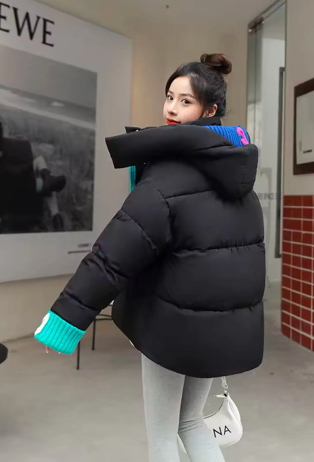 Night In Colorado Hooded Puffer Jacket