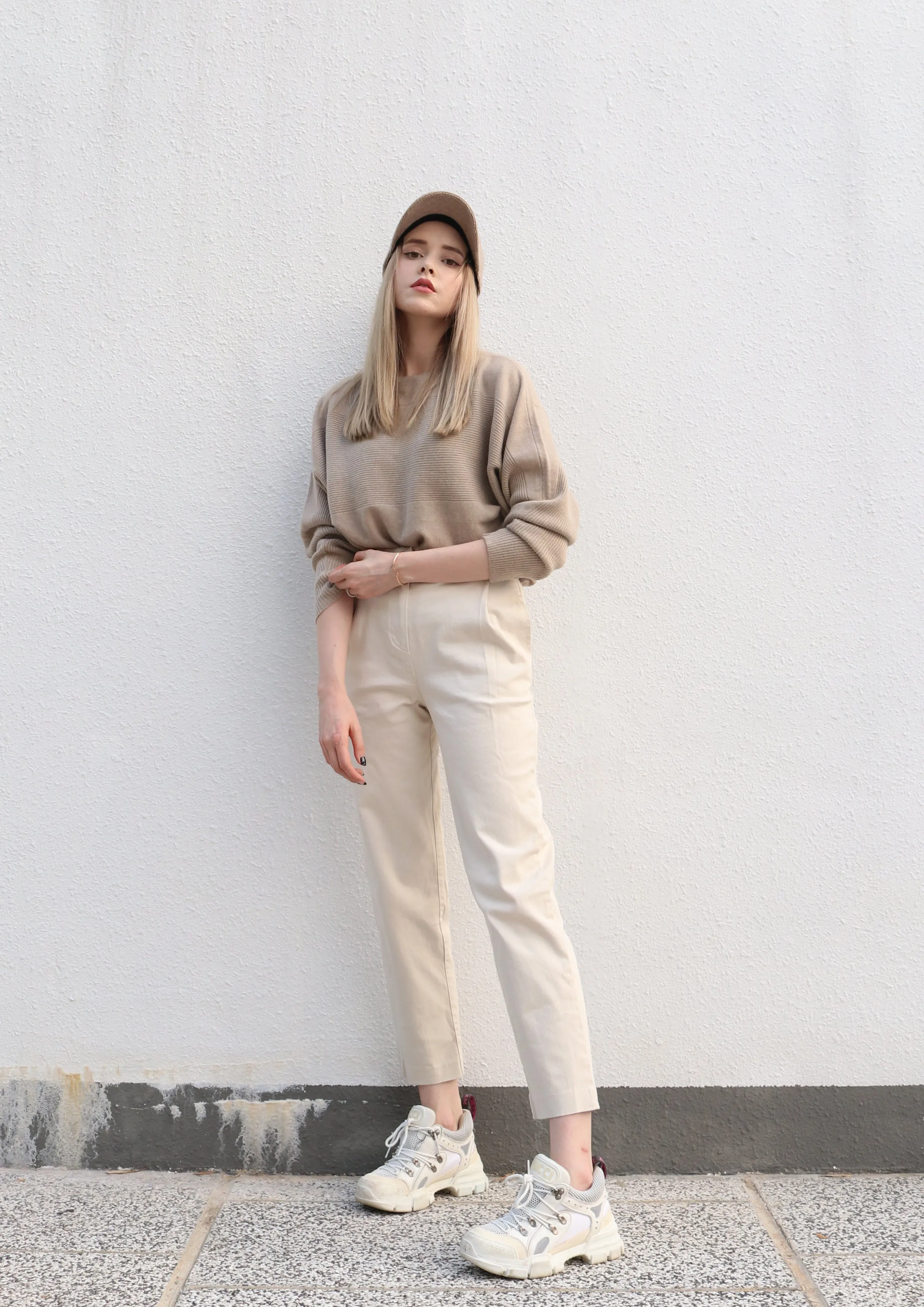 Oat Knitted Cap