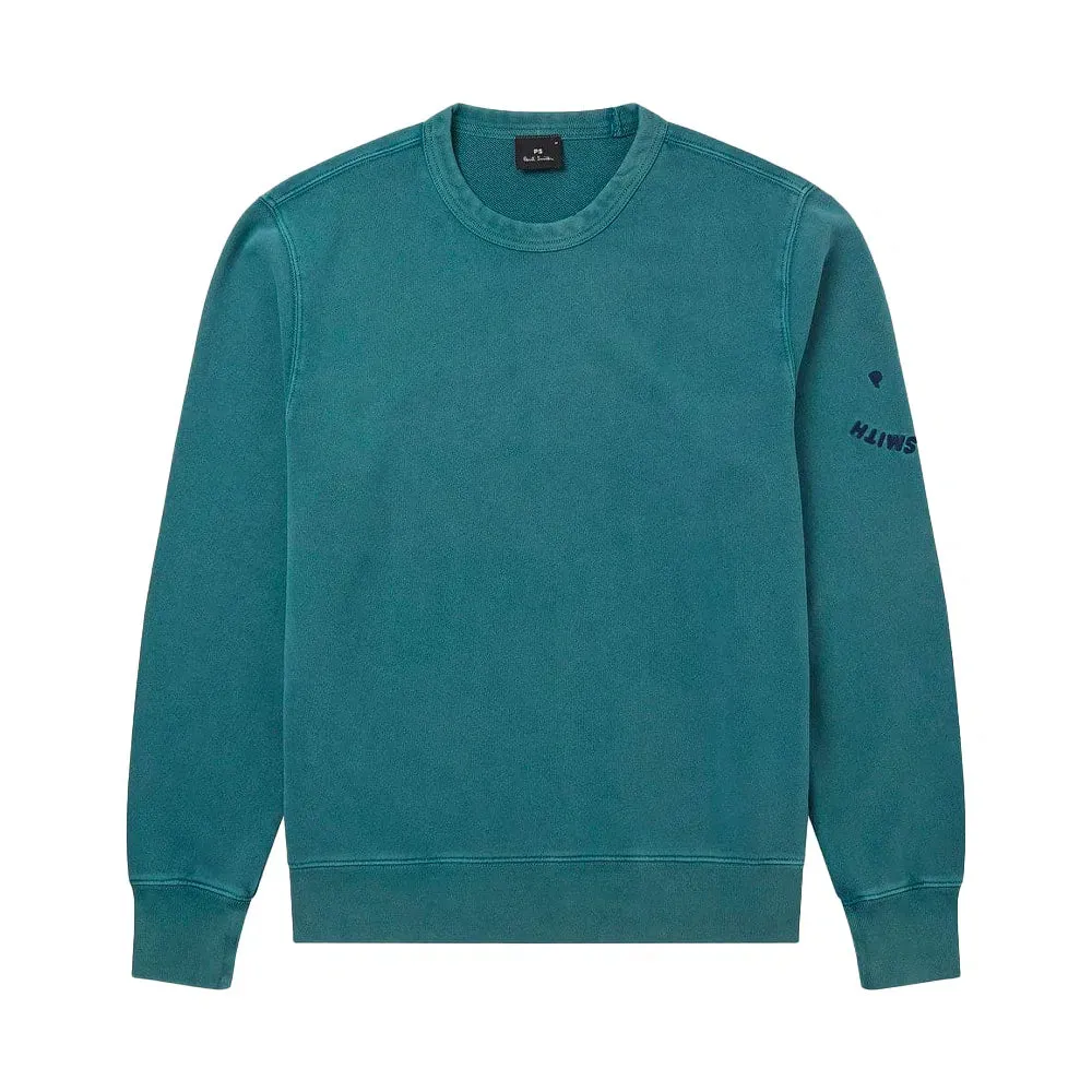 PAUL SMITH Sweatshirt Happy  - Green