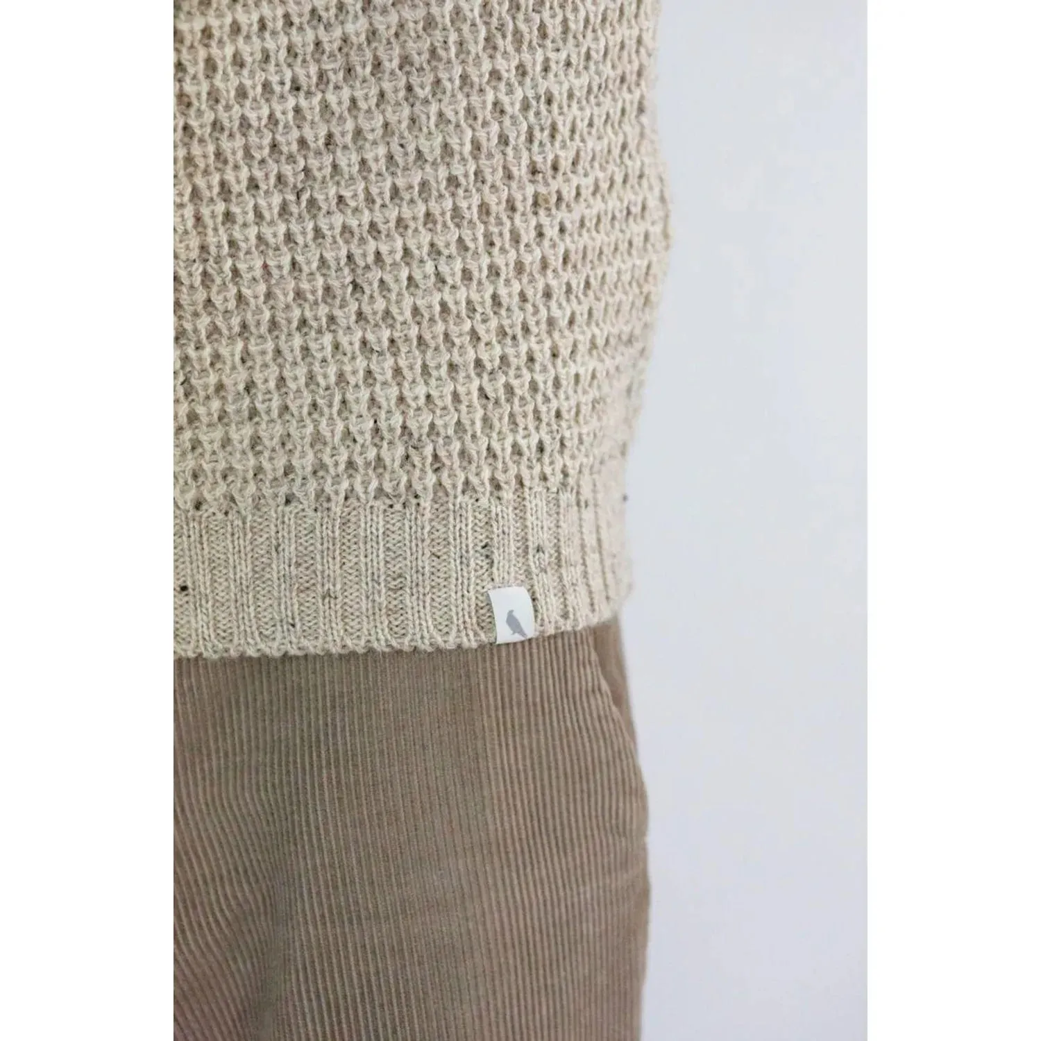 Peregrine Waffle Crew Knit Skiddaw