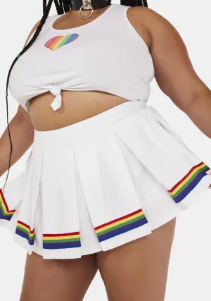 Plus Angel Strutting By Life Pleated Skirt