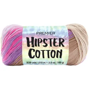 Premier Yarns Hipster Cotton Yarn - Fuchsia Fun 100g