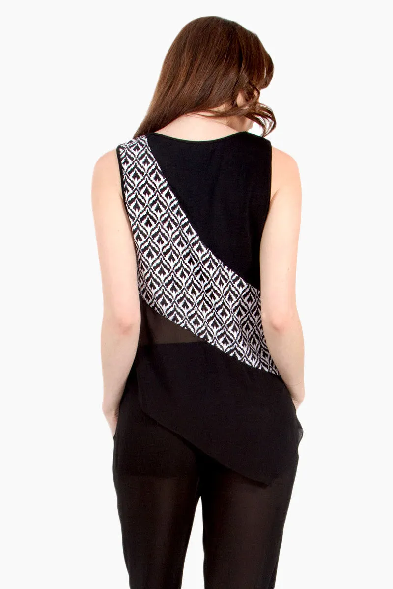 Printed Sash Top