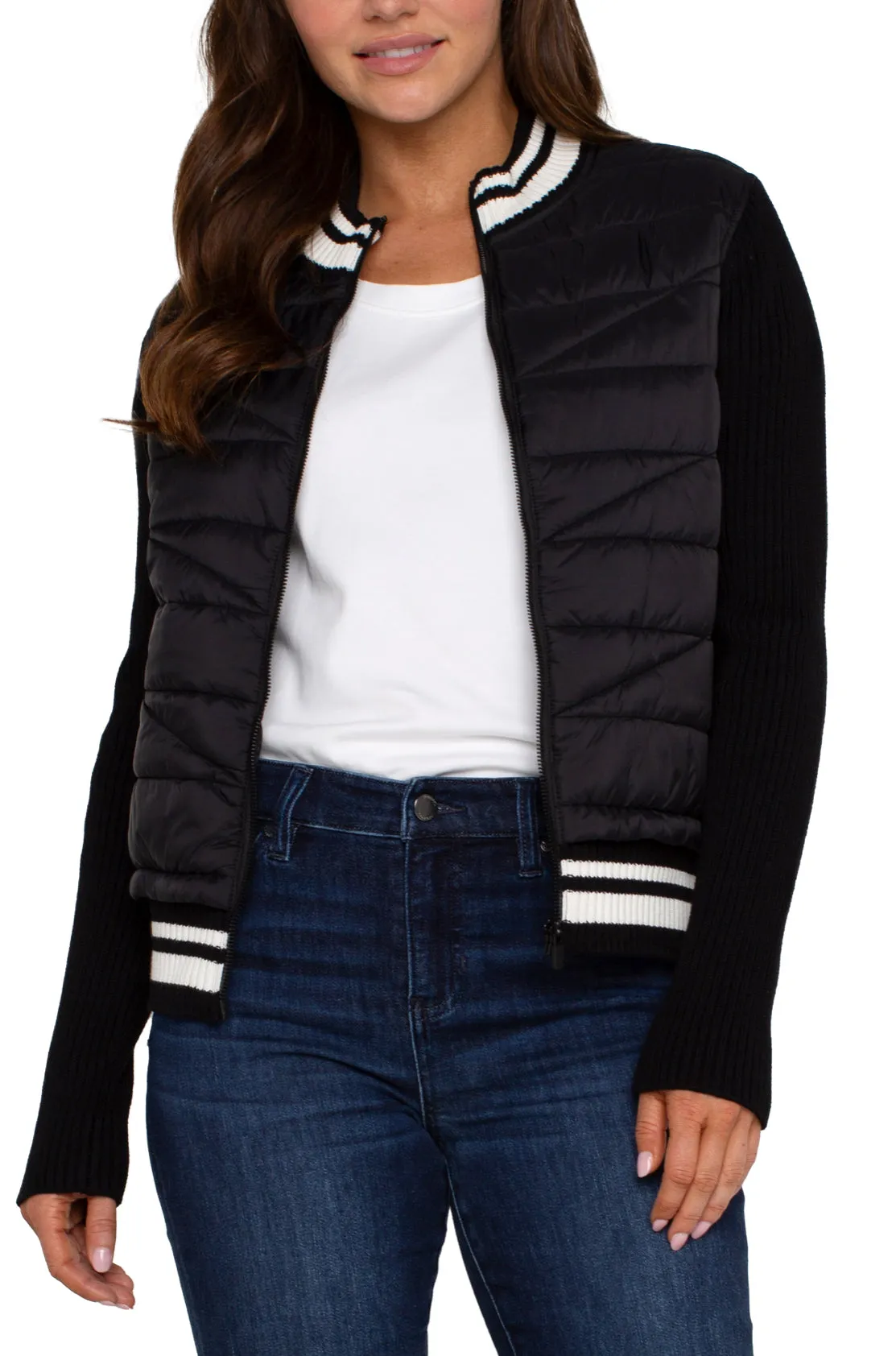 Quilted Stripe Jacket