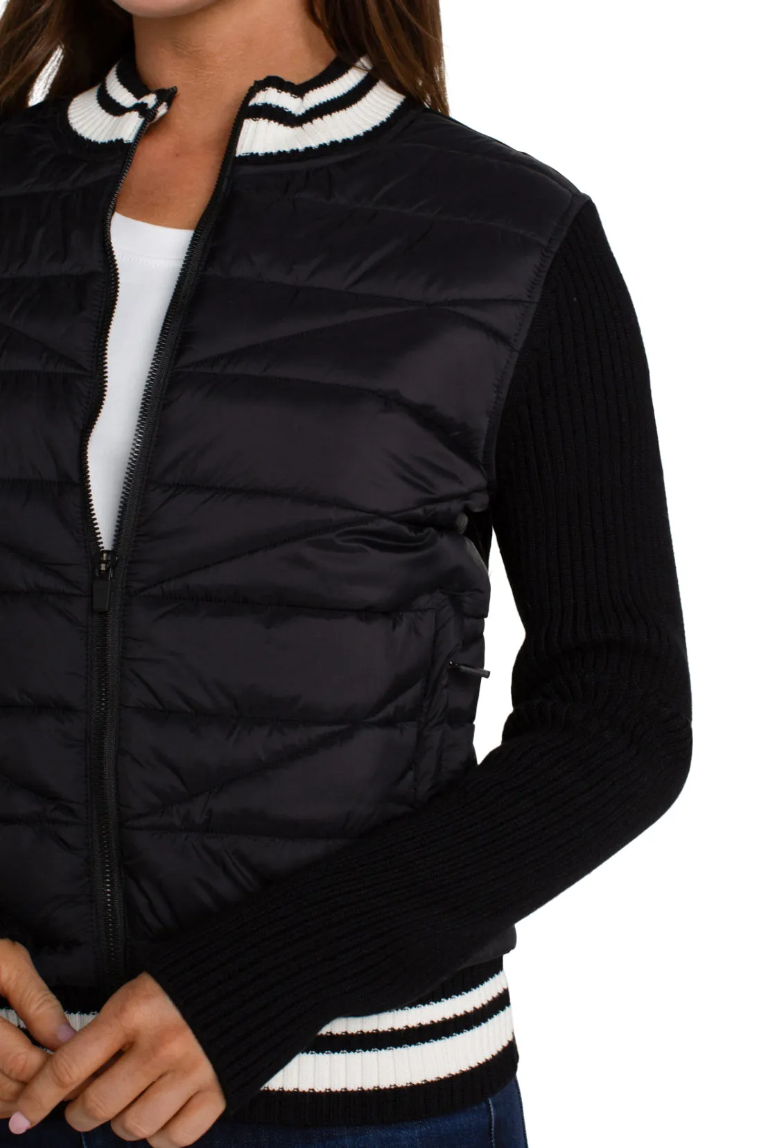 Quilted Stripe Jacket