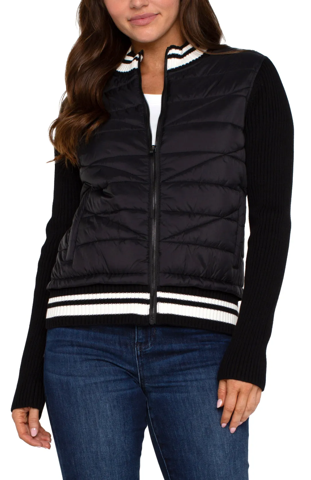 Quilted Stripe Jacket